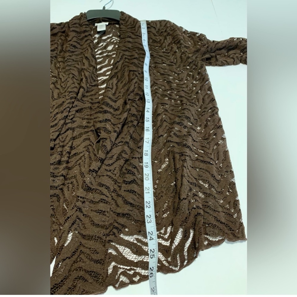 CHICO’S Lace Cascade Jacket - Picture 9 of 10